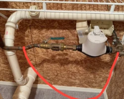 Water Meter – Bonding Continuity Interrupted Bonded copper water piping either side of a meter with no jumper bridging the meter body